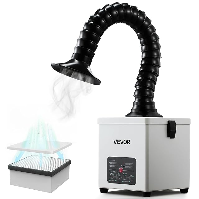 VEVOR Fume extractor, 180 m³/h, 3-stage filter, product photograph